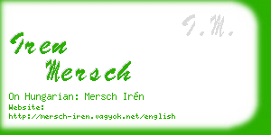 iren mersch business card